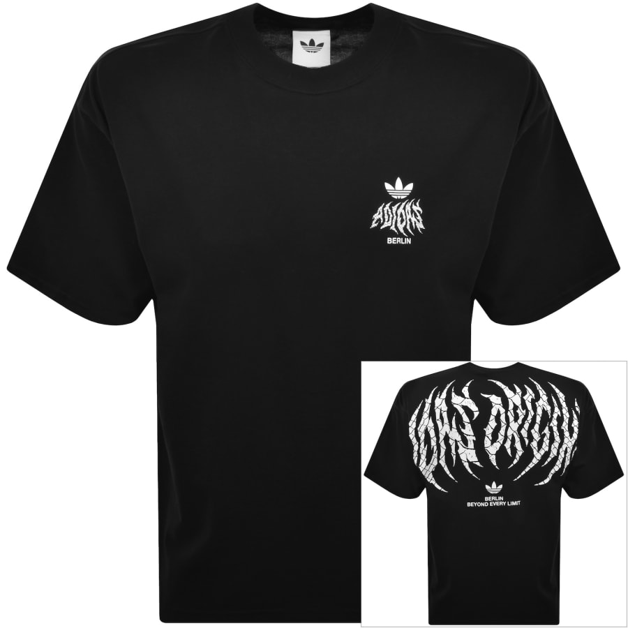 adidas Originals Berlin GFX T Shirt Black | Mainline Menswear us